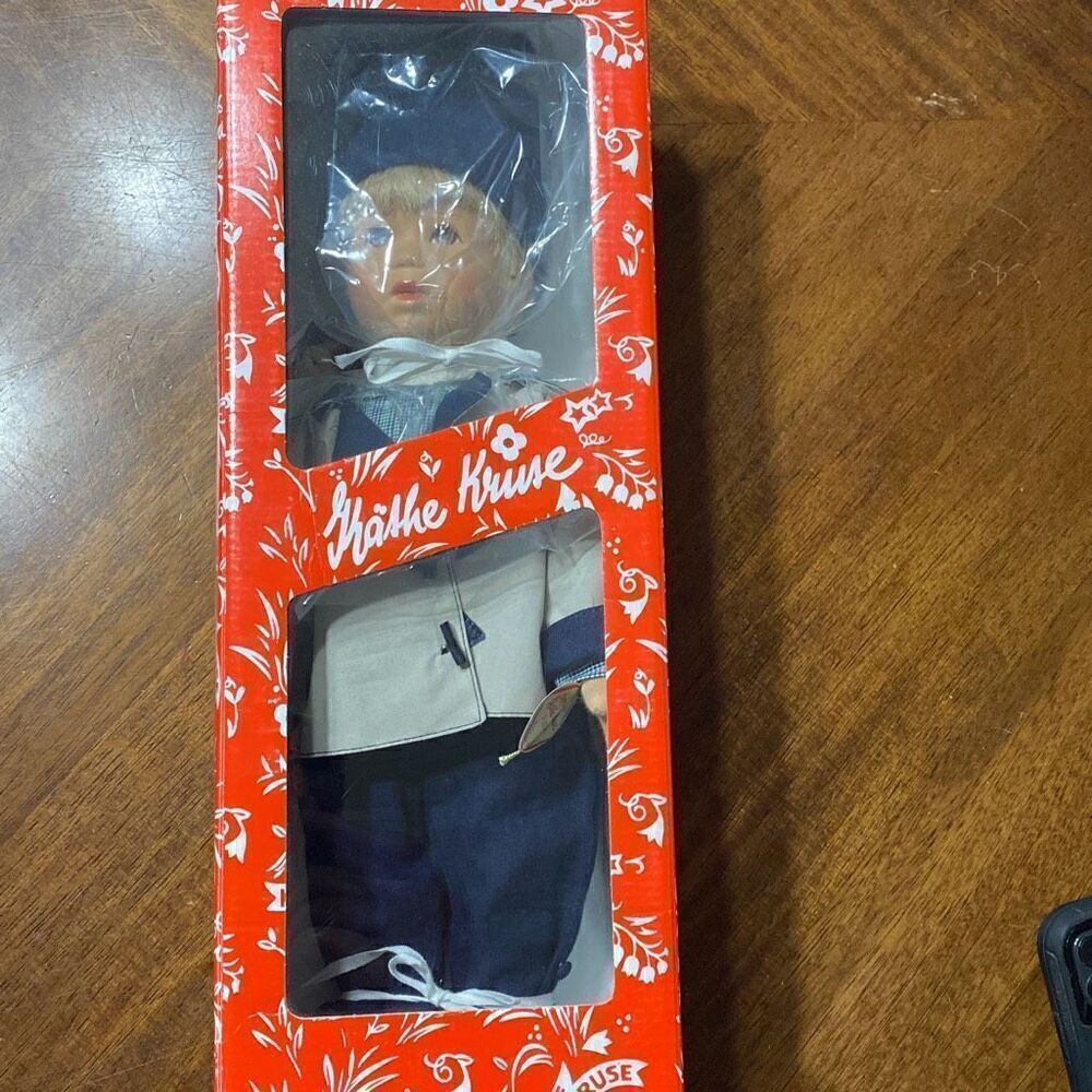 Kathe Kruse vintage German boy doll Bastian NIB